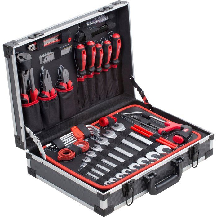 Coffret à outils 121 pièces - MEISTER - Alu