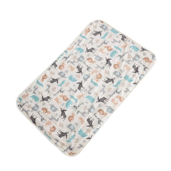 Tapis à Langer Pliable Portable - Imperméable, Facile à Nettoyer, 31x21 Cm, Idéal Voyage Et Déplacements