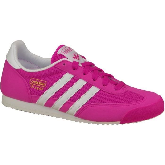 Adidas Dragon J S74827 Femme Baskets Rose - Cdiscount Chaussures