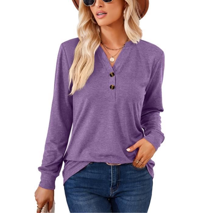 Seiveini Pull Tricoté Femme Col en V Elegant - Chandail Basique Maille à Manche Longue Hiver Chaud - Sweater Pullover Confortable Vintage Tops A Abricot XS Seiveini Pull Tricoté Femme Col en V Elegant - Chandail Basique Maille à Manche Longue Hiver Chaud - Sweater Pullover Confortable Vintage Tops A Abricot XS