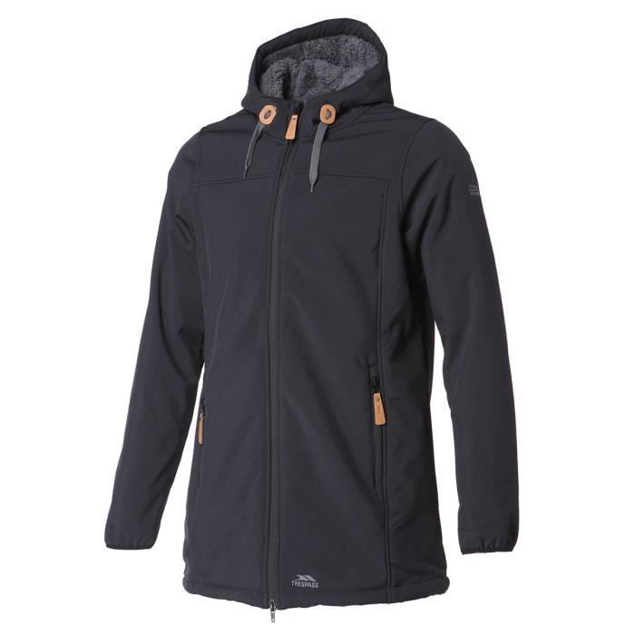 TRESPASS Veste Softshell Kristen - Femme - Noir