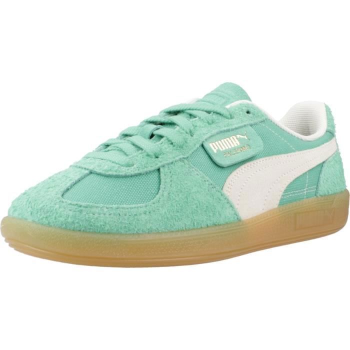 Puma Chaussure Puma Yellow Modèle Palermo Vintage - Coleur Vert