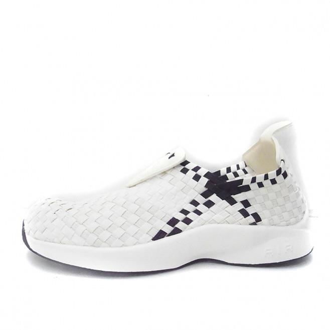 Nike Basket Nike AIR WOVEN - Femme - Blanc - Synthétique - Lacets