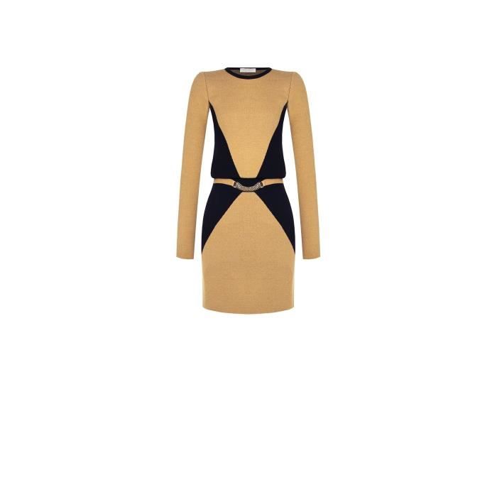 Robe Tricot Trompe L Oeil Renaissance Taille M Couleur Noir Noir Cdiscount Pret A Porter