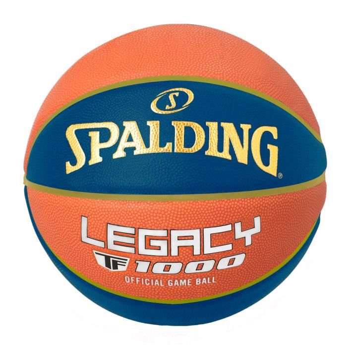 Balllon de basket Spalding TF-1000 Legacy Sz7 - orange/bleu - Taille 7