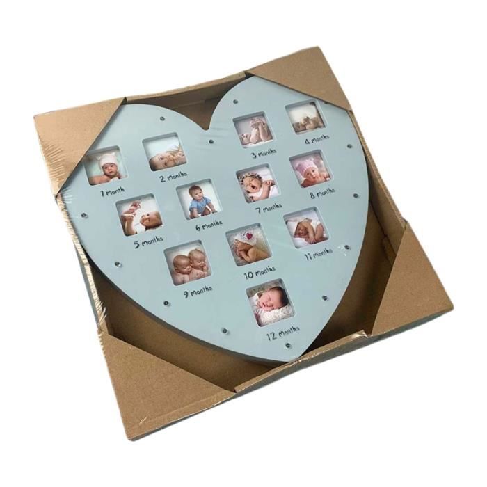 Bebe 0 12 Mois Cadre Photo Avec Lumiere Bleu Cdiscount Puericulture Eveil Bebe