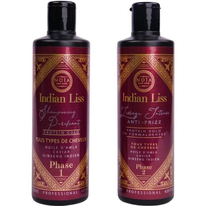 LISSAGE NOIA HAIR - INDIAN LISS -HUILE D'AMLA ,CAVIAR &