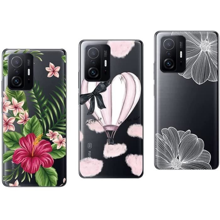 Coque silicone Xiaomi 11T 3 pièces Gel TPU souple Protection optimale