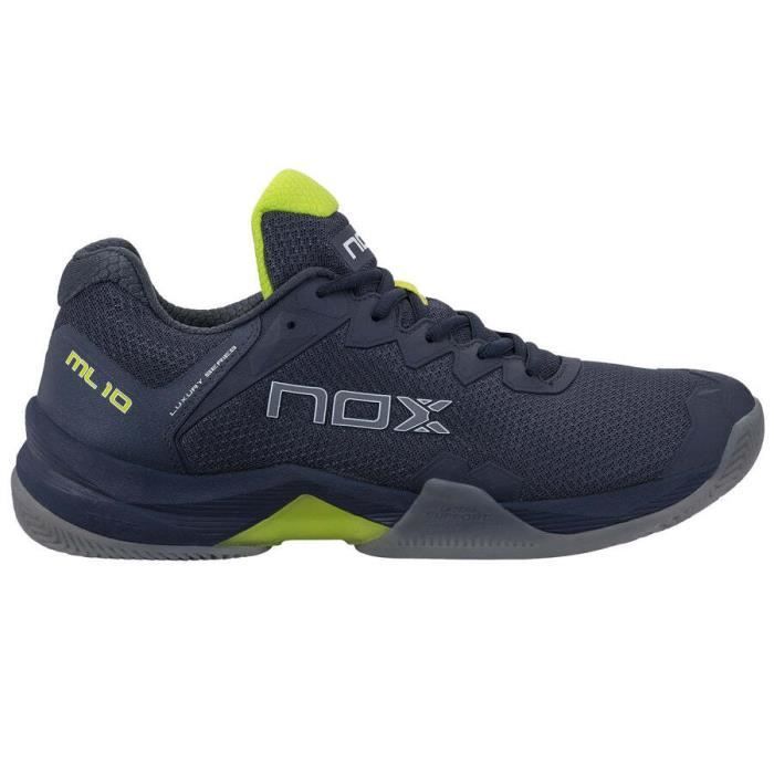 Chaussures de padel indoor Nox Ml10 Hexa - navy/lime neon - 41