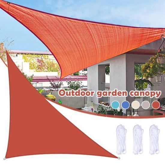 Voile D'Ombre Triangle SDLLG - Tissu Oxford 180g/m² Imperméable UV - Pour Balcon/Jardin