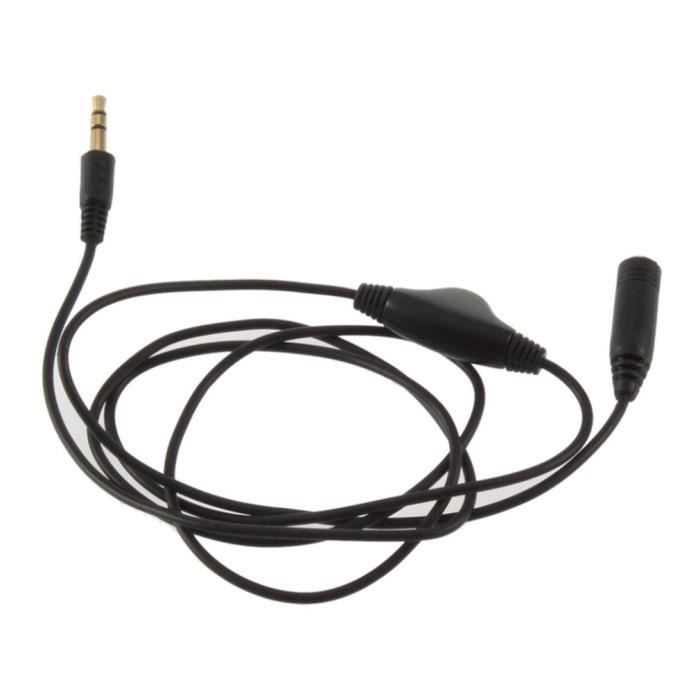 Câble Audio Pour Casque, Câble Audio De 6,6 Pieds Câble Torsadé De Remplacement De Câble Stéréo 3,5 Mm Avec Adaptateur 6,35 Mm, Câble Pour Casque Pour K450 K460 K480 Q460