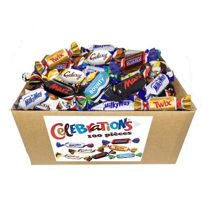 Box à bonbons de marque - assortiment de bonbons de qualité - Cadeau  original - 59 pièces : : Epicerie