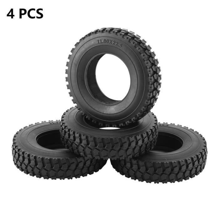 4Pcs 25Mm Pneus en Caoutchouc Dur pour 1/14 RC Semi Tracteur Camion 4Pcs 25Mm Pneus en Caoutchouc Dur pour 1/14 RC Semi Tracteur Camion