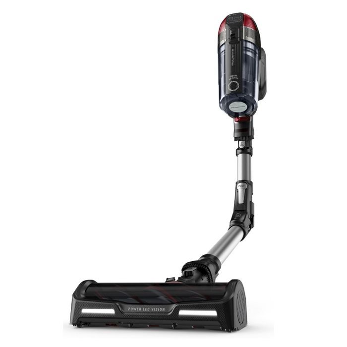 ROWENTA - Aspirateur balai sans fil - 25.2V - autonomie jusqu'à 45mn - X-Force Flex Auto 12.60 - noir métal/ rouge métal - RH98A7WO