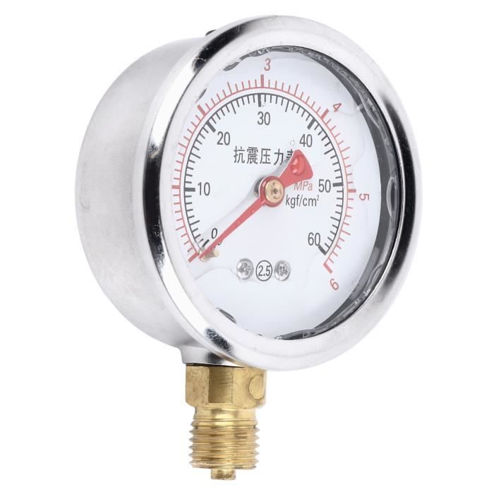 Shipenophy manomètre industriel Manomètre classe 1.6, testeur de