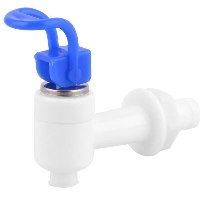 Pousser Poignée Plastique Bureau Ménage Boire Eau Robinet Distributeur Blanc Bleu