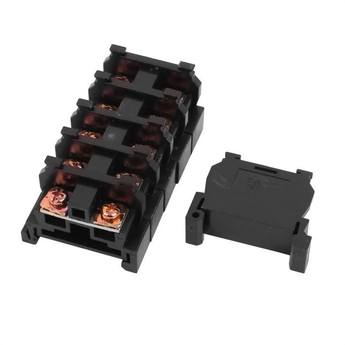 600 V 25 A couvert fixe Bornier BOX 3 4 6 8 10 12 ports double rangées