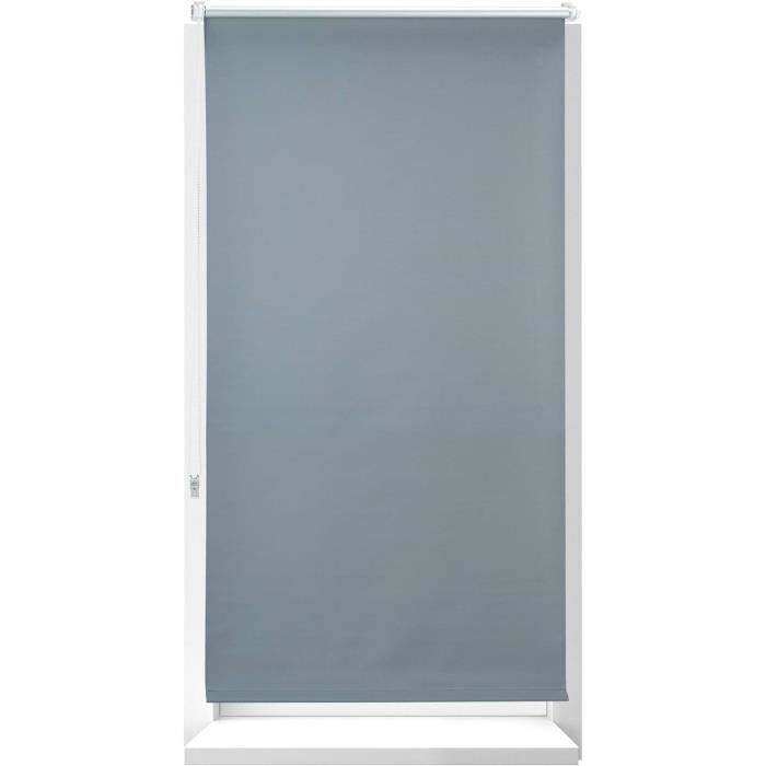 Store Enrouleur Occultant Sans Perçage 60 X 150 Cm (L X H) - Anthracite, Tissu 100% Occultant | Pour Fenêtre, Chambre, Salon