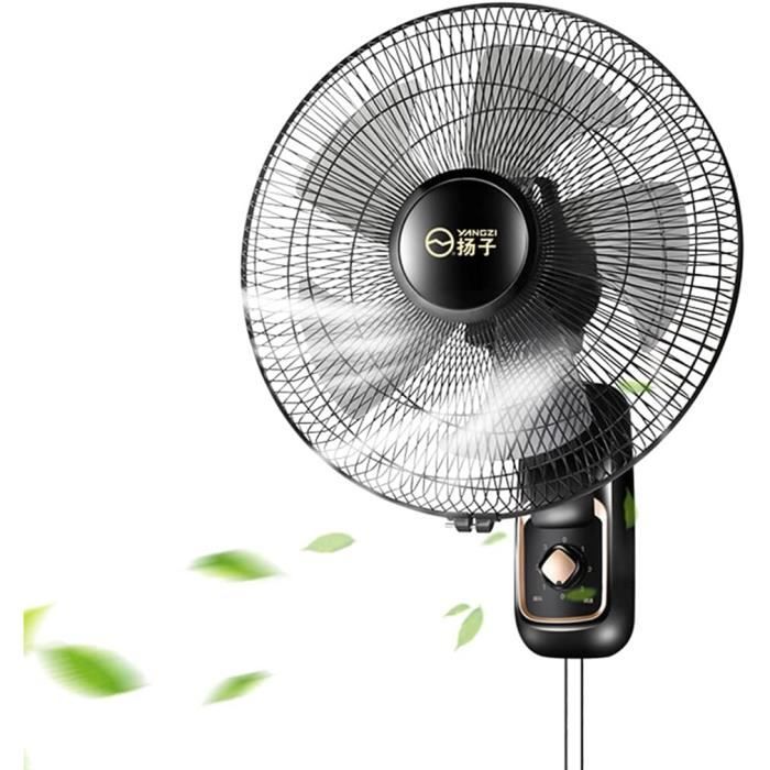 Ventilateur mural industriel oscillant réglable, ventilateur mural réglable à 5 pales à 3 vitesses, haute vitesse/noir/robuste, for extérieur, commercial, résidentiel ( Color : Remote control , Size Ventilateur mural industriel oscillant réglable, ventilateur mural réglable à 5 pales à 3 vitesses, haute vitesse/noir/robuste, for extérieur, commercial, résidentiel ( Color : Remote control , Size
