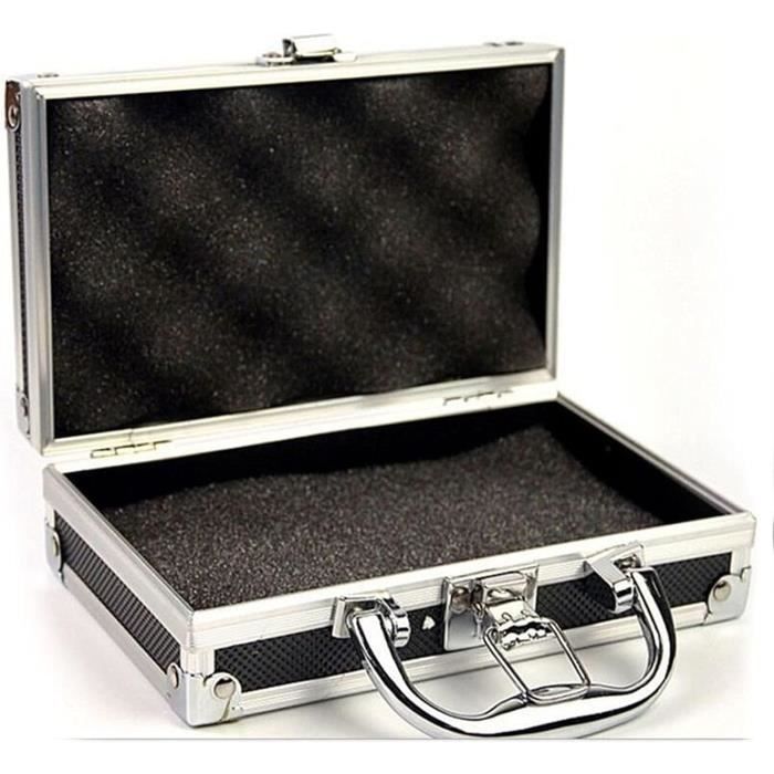 Caisse à Outils En Aluminium Chequer 73x24x32 Cm - Valise De Transport Verrouillable, Neuve, 52 Litres