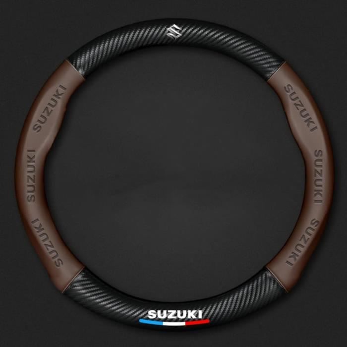 Housse Volant Cuir Pour Suzuki Vitara 2018-2024 - Protection Antidérapante, Respirante - Installation Facile, Noir Forme O - 3