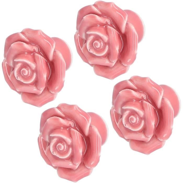 2 Poignées Tirettes En Céramique – Shabby Chic – Vert Pastel – XL 6 Cm – Neuves