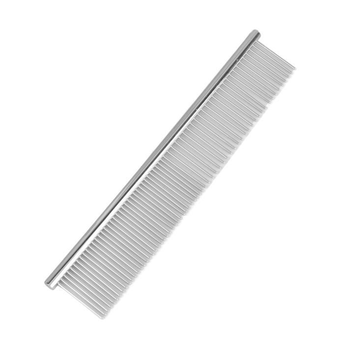 Vvikizy peigne en métal pour chien Vvikizy Peigne de toilettage pour chien en métal Peigne animalerie kit 92426 M pour 150-155cm
