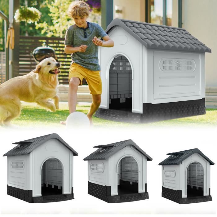 Meilleurs prix pour YRHOME Niche pour animaux domestiques Caverne pour chiens Maison pour animaux avec toit pour l'intérieur et l'extérieur 'S' TAILLE