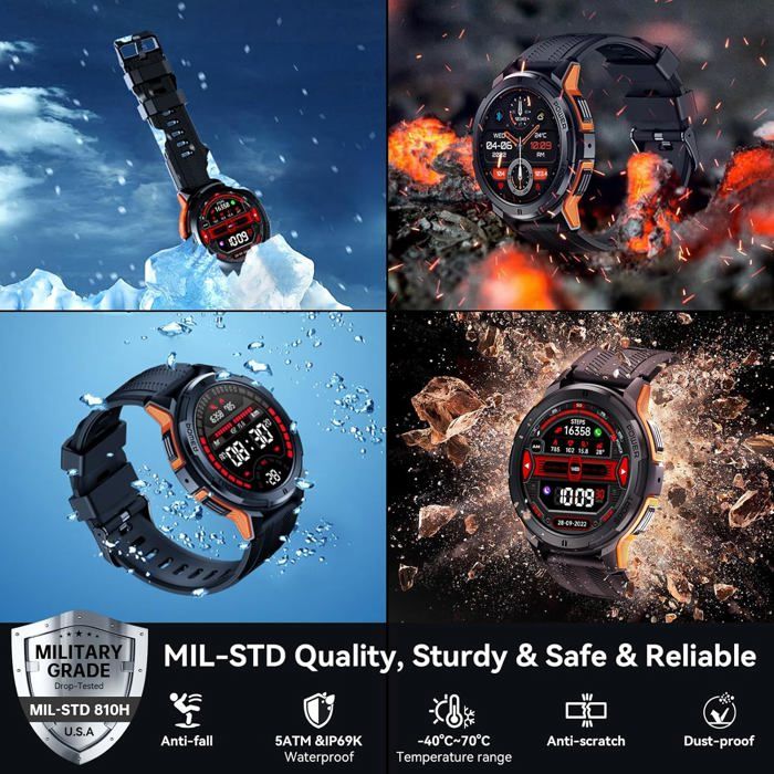 OUKITEL Smartwatch für Damen BT30 mit Bluetooth-Anruf, 1,04 Zoll OUKITEL Smartwatch für Damen BT30 mit Bluetooth-Anruf, 1,04 Zoll