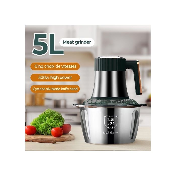 Hachoir Électrique YISSVIC 2L Double Bol 500W - Verre & Inox Pour Viande Fruits Légumes Hachoir Électrique YISSVIC 2L Double Bol 500W - Verre & Inox Pour Viande Fruits Légumes