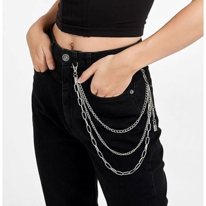Chaine de Pantalon Punk Pantalon Chaines Chaine de Jean Chaine de Pantalon Punk Gothique de Mode Hip Hop pour Femme Homme Achat Vente chaine de taille chaine d epaule Chaine