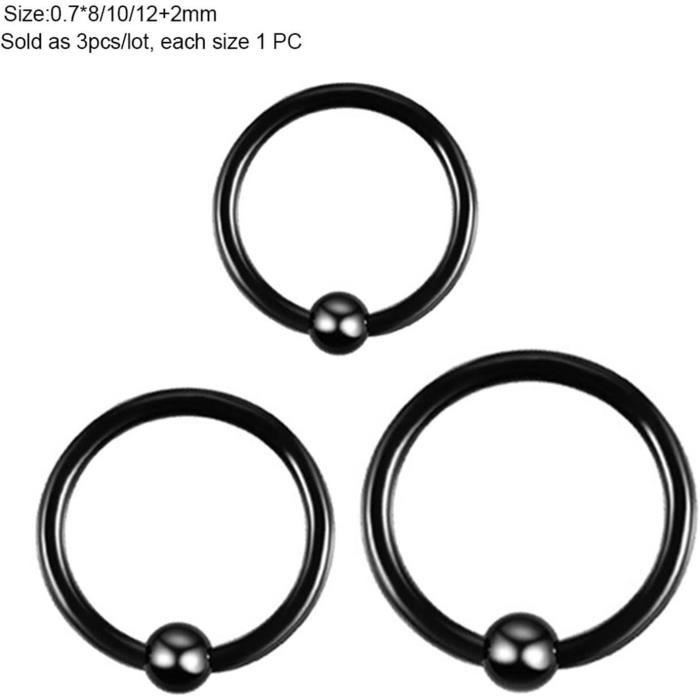 Anneau à Vis (clou) Pour Piercing Nez Avec Diamant 0.03 Ct - Or Jaune 14 Carats - Calibre 18 - Neuf