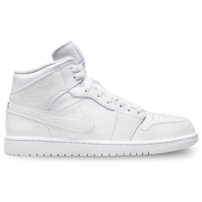 Chaussures NIKE Air Jordan Mid Blanc Homme/Adulte Cuir