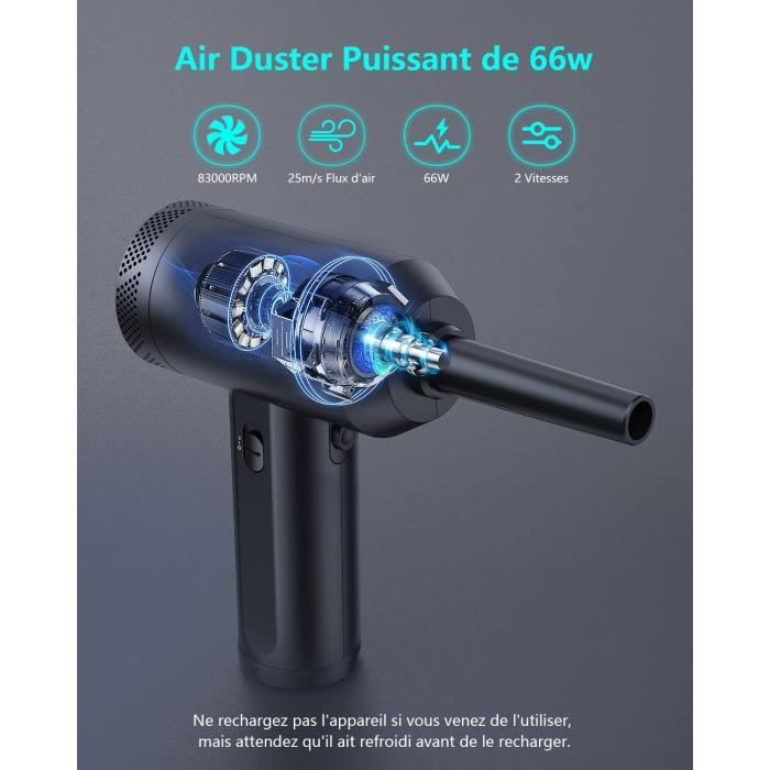 Air Duster, Nettoyeur D'air Comprimé Électrique Pour PC Sans Fil