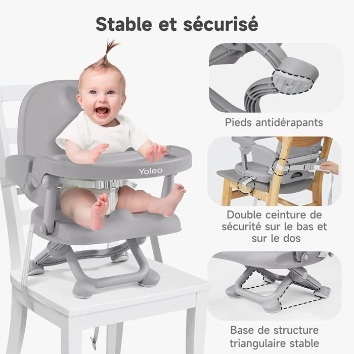 Choisir votre réhausseur de chaise bébé