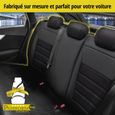 Housse de siège Bari pour Renault Clio IV (BH) 11/2012-auj., 1 housse de siège arrière pour les sièges normaux-2