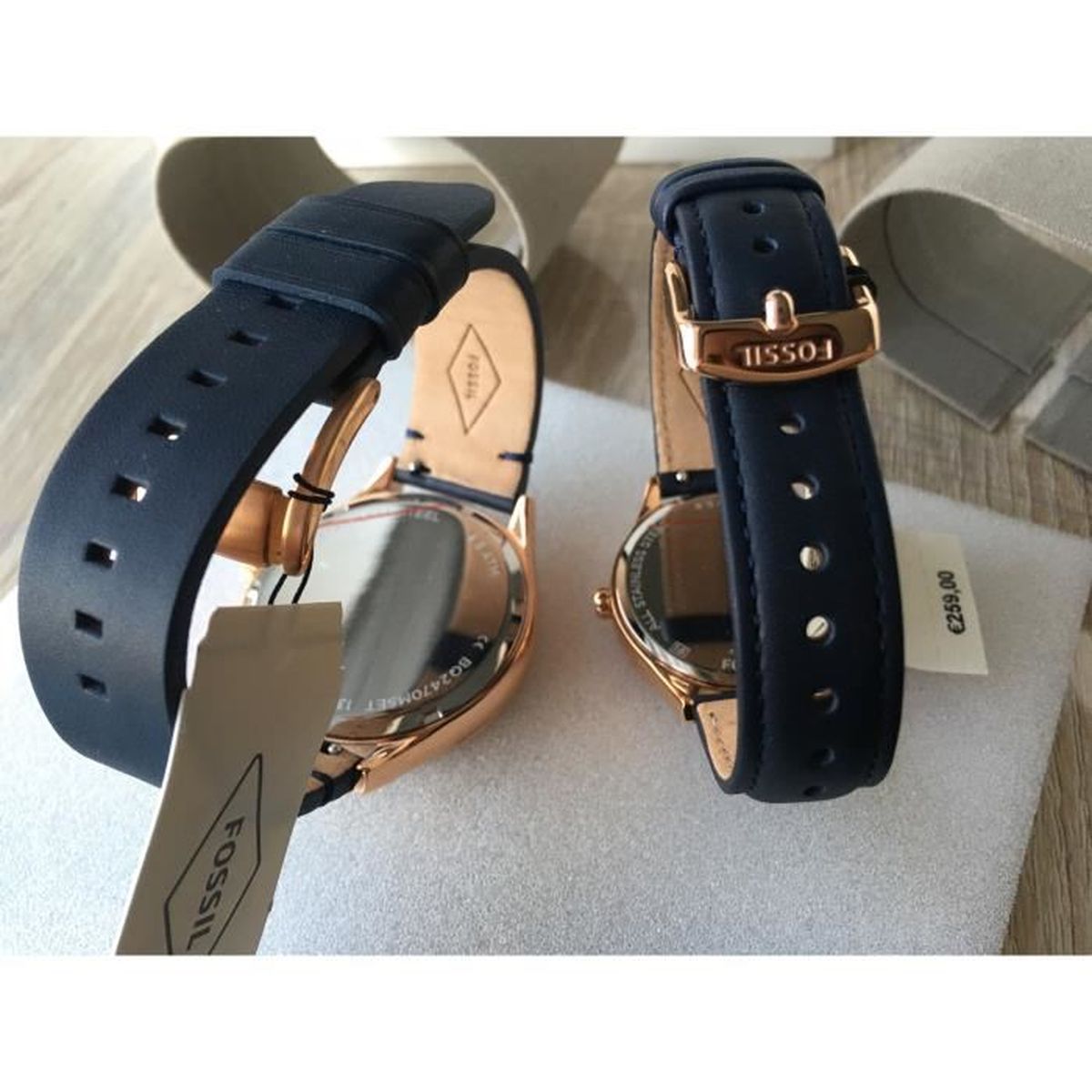 Fossil set montres pour elle et lui , - Achat/vente montre - Cdiscount