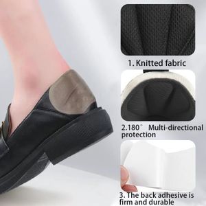 6 Paires De Coussinets De Talon Autocollants - Anti-dérapants, Pour Chaussures Trop Grandes
