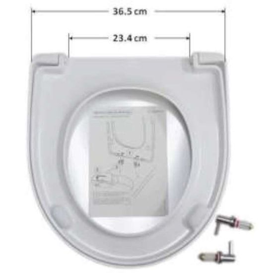 Abattant allia prima compact outlet