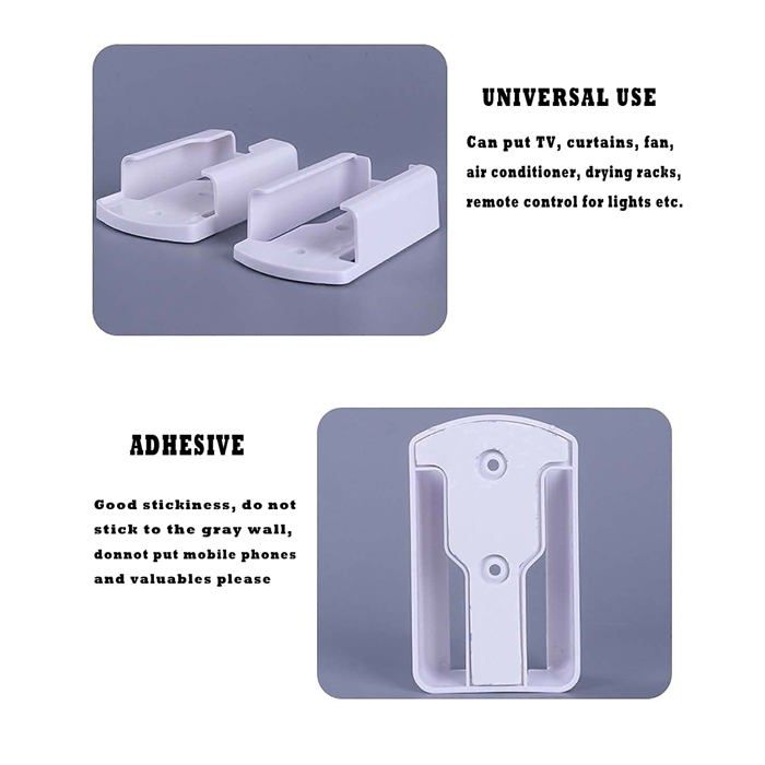 Support Télécommande Mural - HANDEIU - Lot de 2 - ABS Durable - Blanc ...