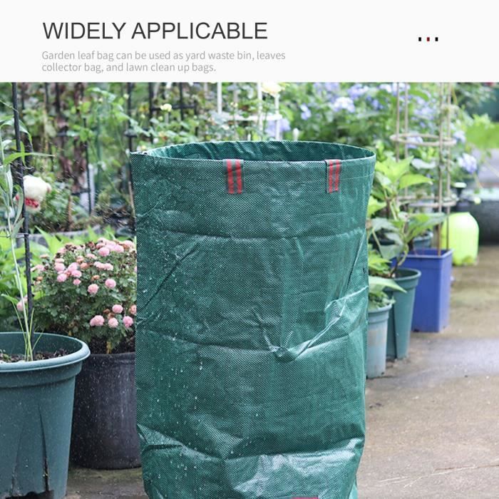 Sac à déchets verts,Sac poubelle de jardin réutilisable et Durable