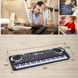 61 keys clavier Piano électronique pour enfant avec haut-parleur Microphone cadeau pour fille garçon Noël anniversaire M23180-3