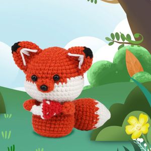 Kit De Crochet De Chat DIY Pour Les Débutants, Animaux En Peluche Amigurumi - Kit De Démarrage