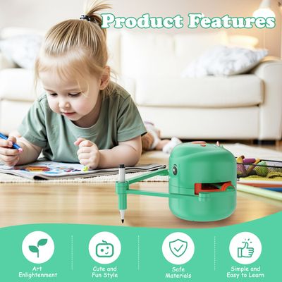 Robot de dessin pour enfants avec instructions vocales, 100 cartes et 14 stylos, robot de dessin pour l'éducation préscolaire, jouet éducatif Montessori interactif pour garçons et filles 3 ans(Bleu Robot de dessin pour enfants avec instructions vocales, 100 cartes et 14 stylos, robot de dessin pour l'éducation préscolaire, jouet éducatif Montessori interactif pour garçons et filles 3 ans(Bleu