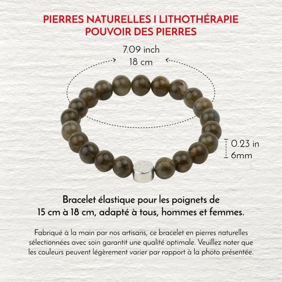 Bracelet élastique femme pierres naturel lot205
