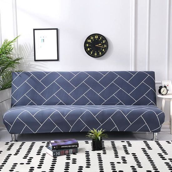 PETCUTE Housse Clic Clac Housse Canape Lit Extensible Anti-Taches Housse bz Housse de canapé sans Bras Marron foncé PETCUTE Housse Clic Clac Housse Canape Lit Extensible Anti-Taches Housse bz Housse de canapé sans Bras Marron foncé