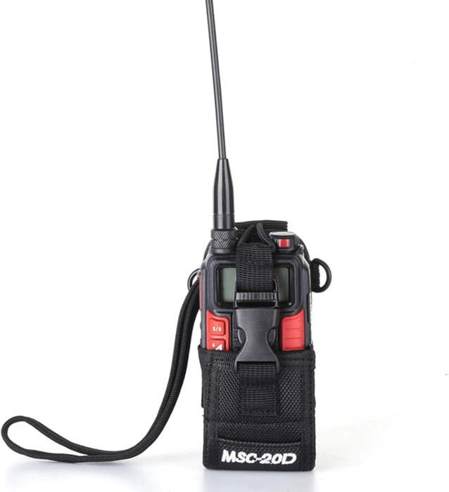 Porte Radio Tactique Pochette Universelle U00c9paule Pendif Nylon Holster Accessoires Radio Case Holder Talkie Walkie Mains Libres Police Pompier | FR Radio De Chantier