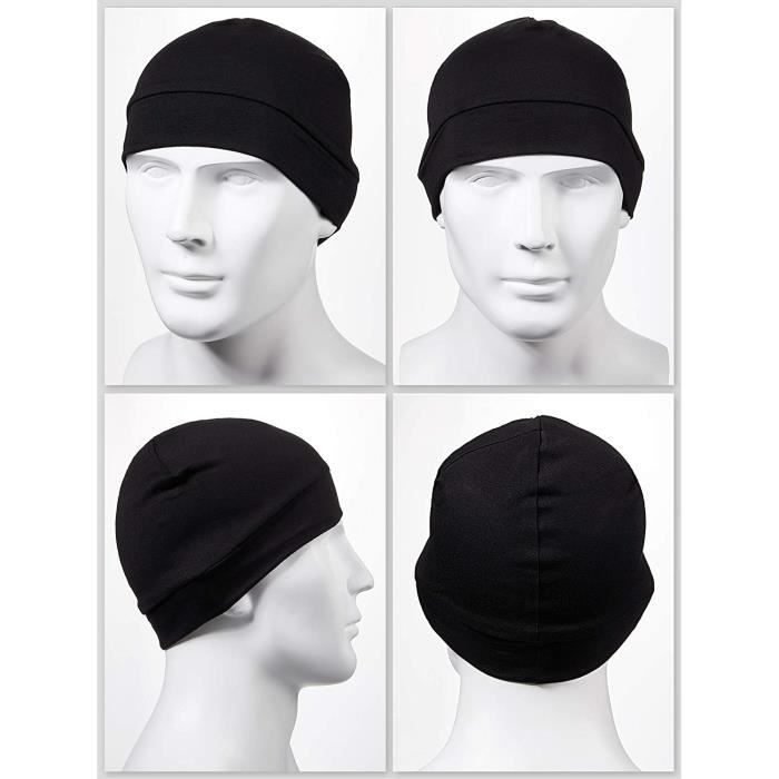 Accessoire De Sport Homme - Limics24 - 4 Casquettes Crâne Hommes Bonnet  Coton Doux Chapeaux Sommeil - Cdiscount Prêt-à-Porter