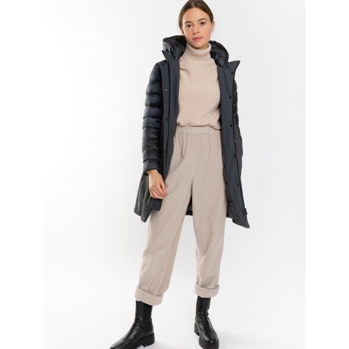North Wood Parka morgane femme gris fonce M Gris fonce Cdiscount Pret a Porter
