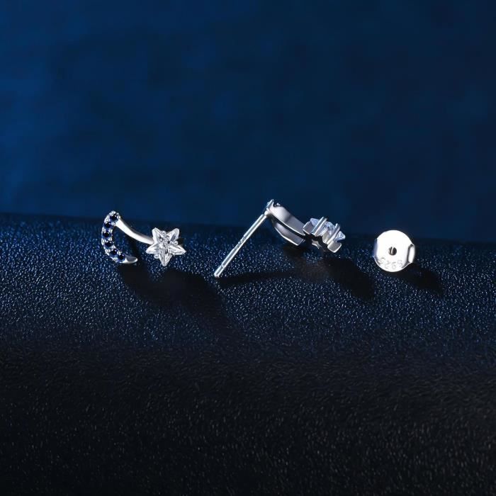 jewellerybox Clous de Nez Coudés en L en Or Jaune 9 Carats - Lot des 3